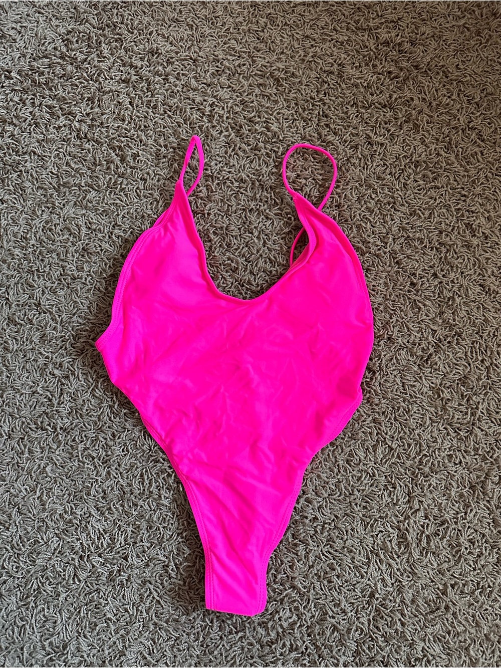 Matte CollectionnVery Sexy Hot Pink One-Piece Swimsuit